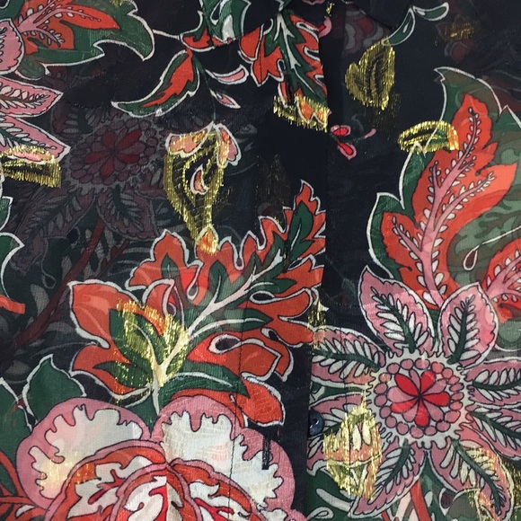 THE KOOPLES Bollywood metallic floral-print shirt - Picture 7 of 12